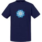 T-shirts bleus à motif mandala enfant look fashion 