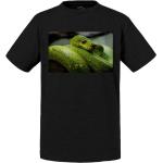 T-shirts verts à motif serpents enfant look fashion 