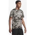 T-shirts Nike Dri-FIT gris camouflage look fashion pour homme 