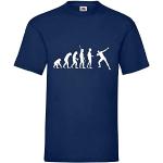 T-shirt Evolution Usain Bolt pour homme - Bleu - Medium