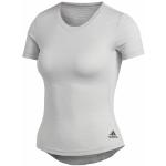 T-shirts longs adidas Performance gris en fil filet éco-responsable Taille L pour femme 