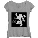 T-shirts noirs Game of Thrones Maison Lannister look fashion pour femme 