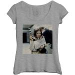 T-Shirt Femme Col Echancré Natalie Portman 88/2 Jeune Leon Cinema Star Actrice