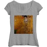 T-shirts dorés Gustav Klimt look fashion pour femme 
