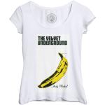 T-Shirt Femme Col Echancré The Velvet Underground Andy Warhol Rock 70's Vintage
