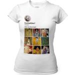 T-shirts col rond Gustav Klimt à col rond look fashion pour femme 