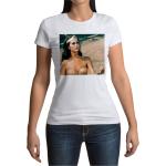 T-shirts col rond Wonder Woman à col rond look fashion pour femme 