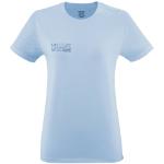 T-shirts Millet bleus à manches courtes éco-responsable à manches courtes à col rond Taille S look casual pour femme 