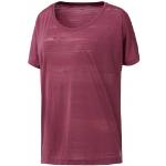 T-shirts à imprimés Reebok roses à rayures en viscose Taille XS look casual pour femme 