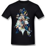 T-Shirt for Men Kingdom Hearts 2 - Characters Cover Cotton Kingdom Hearts T Shirt Funny Anime Men Tee Streetwear Harajuku Size XXL