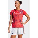 T-shirts de handball adidas rouges Taille XL pour femme 
