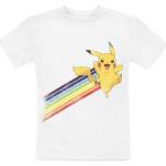 T-shirts à col rond blancs en coton Pokemon Pikachu pour bébé de la boutique en ligne Emp-online.fr 