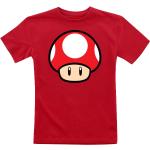 T-shirts à col rond rouges en coton Super Mario Mario pour bébé de la boutique en ligne Emp-online.fr 