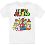 T-shirts à col rond blancs en coton Super Mario Mario pour bébé de la boutique en ligne Emp-online.fr 