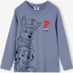 T-shirts à col rond bleus en coton Pat Patrouille Taille 10 ans pour garçon en promo de la boutique en ligne Vertbaudet.fr 