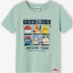 T-shirts à col rond vert d'eau en coton Pokemon Taille 5 ans pour garçon de la boutique en ligne Vertbaudet.fr 