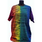 T-Shirt Gay Pride Avec Rayures Verticales Arc-En-Ciel Chemise Tie Dye Queer Allié Drapeau Couleurs Du Personnalisables