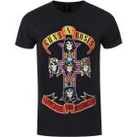 T-shirts noirs Guns N' Roses look Rock 