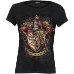 T-shirts à imprimés noirs en coton Harry Potter Harry Taille XXL look fashion pour femme 