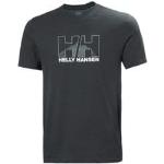 T-shirts Helly Hansen Graphic gris en coton mélangé Taille L classiques pour homme en promo 