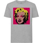 T-shirts col rond roses Andy Warhol à col rond look Pin-Up pour homme 
