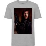 T-Shirt Homme Col Rond Chuck Norris Delta Force Arme Film Action