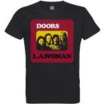 T-Shirt Homme Col Rond Coton Bio The Doors Jim Morrison Album Cover L.A. Woman Rock 70's