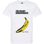 T-Shirt Homme Col Rond Coton Bio The Velvet Underground Andy Warhol Rock 70's Vintage
