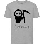 T-Shirt Homme Col Rond Death Note Chibi Minuscule Personnage De La Mort Noir Et Blanc Manga Anime Japon