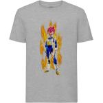 T-shirts col rond roses Pays Dragon Ball Vegeta à col rond look fashion pour homme 