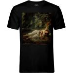 T-Shirt Homme Col Rond Eugene Delacroix La Mort D'ophelie Peinture Shakespeare