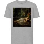 T-Shirt Homme Col Rond Eugene Delacroix La Mort D'ophelie Peinture Shakespeare