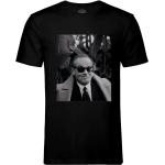 T-Shirt Homme Col Rond Jack Nicholson Acteur Cigarette Photo Noir Et Blanc Cinema