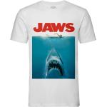 T-Shirt Homme Col Rond Jaws White Sharks Sea Les Dents De La Mer