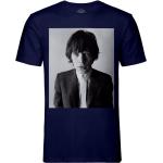 T-Shirt Homme Col Rond Mick Jagger Chanteur Photo De Star Célébrité Vieille Musique Original