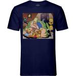 T-Shirt Homme Col Rond Simpson Star Wars Jabba Le Hutt Homer Dessin Anime