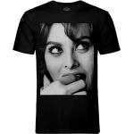 T-Shirt Homme Col Rond Sophia Loren Actrice Photo De Star Célébrité Vieux Cinéma Original 1