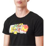T-shirts à imprimés en coton Nintendo Mario à manches courtes à col rond Taille XL look fashion pour homme 