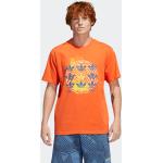 T-shirts adidas Trefoil orange Taille S pour homme en promo 