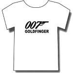 T-shirts dorés à manches longues James Bond Goldfinger à manches longues Taille 4 XL look fashion pour femme 