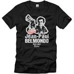 T-shirt Jean-Paul Belmondo Action Held France TV Legende – T-shirt #38261, Noir , XL