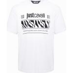 T-shirts Just Cavalli blancs Taille L pour homme en promo 