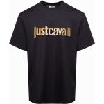 T-shirts basiques Just Cavalli noirs en coton Taille M pour homme en promo 