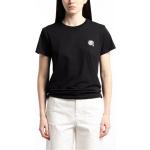T-shirts col rond Karl Lagerfeld noirs en coton bio à col rond Taille L pour femme 