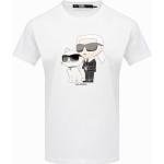 T-shirts Karl Lagerfeld blancs Taille XS classiques pour femme en promo 