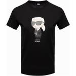 T-shirts à imprimés Karl Lagerfeld noirs Taille XS pour femme en promo 