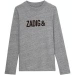 T-shirts à imprimés Zadig & Voltaire gris en coton Taille 14 ans pour garçon de la boutique en ligne Zadig-et-Voltaire.com 