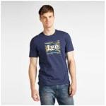 T-shirts Lee bleu nuit camouflage en jersey Taille S look utility pour homme en promo 