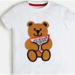 T-shirts Guess Kids blancs en coton Taille 6 mois classiques pour bébé de la boutique en ligne Guess.eu avec livraison gratuite 