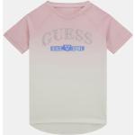 T-shirts Guess roses en jersey à strass enfant bio éco-responsable classiques 